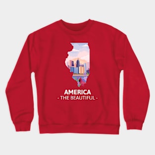 America the beautiful Crewneck Sweatshirt